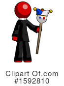Red Design Mascot Clipart #1592810 by Leo Blanchette