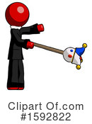 Red Design Mascot Clipart #1592822 by Leo Blanchette
