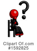 Red Design Mascot Clipart #1592825 by Leo Blanchette