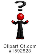 Red Design Mascot Clipart #1592828 by Leo Blanchette
