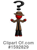 Red Design Mascot Clipart #1592829 by Leo Blanchette