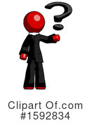 Red Design Mascot Clipart #1592834 by Leo Blanchette