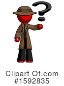 Red Design Mascot Clipart #1592835 by Leo Blanchette
