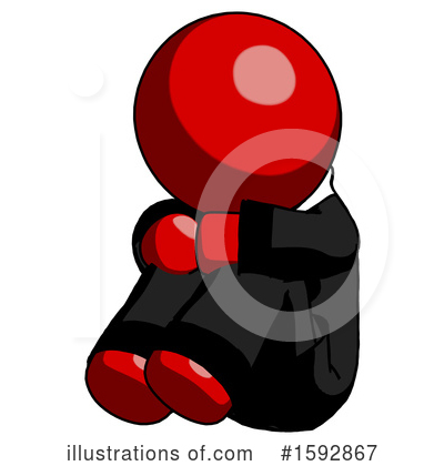 Royalty-Free (RF) Red Design Mascot Clipart Illustration by Leo Blanchette - Stock Sample #1592867