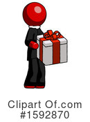 Red Design Mascot Clipart #1592870 by Leo Blanchette