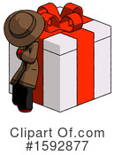 Red Design Mascot Clipart #1592877 by Leo Blanchette