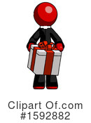 Red Design Mascot Clipart #1592882 by Leo Blanchette