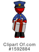 Red Design Mascot Clipart #1592884 by Leo Blanchette