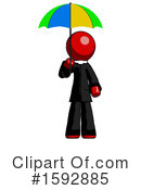 Red Design Mascot Clipart #1592885 by Leo Blanchette