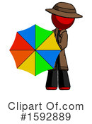 Red Design Mascot Clipart #1592889 by Leo Blanchette