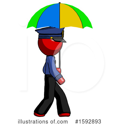 Royalty-Free (RF) Red Design Mascot Clipart Illustration by Leo Blanchette - Stock Sample #1592893