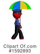 Red Design Mascot Clipart #1592893 by Leo Blanchette