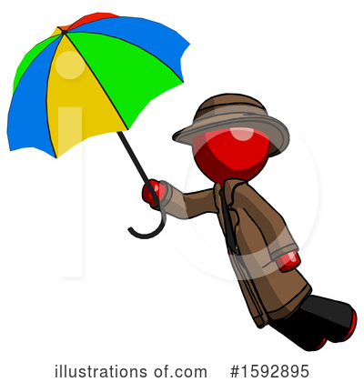 Royalty-Free (RF) Red Design Mascot Clipart Illustration by Leo Blanchette - Stock Sample #1592895