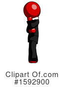 Red Design Mascot Clipart #1592900 by Leo Blanchette
