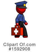 Red Design Mascot Clipart #1592908 by Leo Blanchette