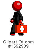 Red Design Mascot Clipart #1592909 by Leo Blanchette