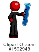 Red Design Mascot Clipart #1592948 by Leo Blanchette