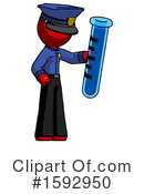 Red Design Mascot Clipart #1592950 by Leo Blanchette