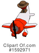 Red Design Mascot Clipart #1592971 by Leo Blanchette