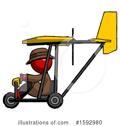 Royalty-Free (RF) Red Design Mascot Clipart Illustration by Leo Blanchette - Stock Sample #1592980