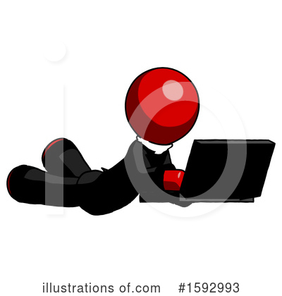 Royalty-Free (RF) Red Design Mascot Clipart Illustration by Leo Blanchette - Stock Sample #1592993
