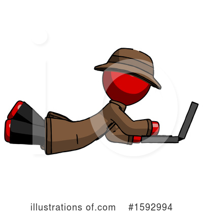 Royalty-Free (RF) Red Design Mascot Clipart Illustration by Leo Blanchette - Stock Sample #1592994