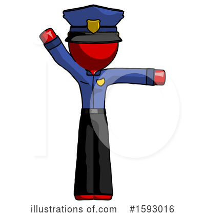 Royalty-Free (RF) Red Design Mascot Clipart Illustration by Leo Blanchette - Stock Sample #1593016