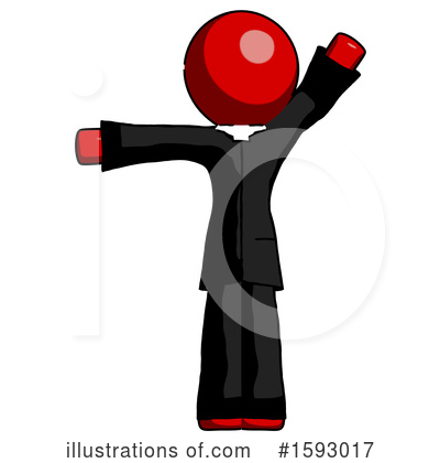 Royalty-Free (RF) Red Design Mascot Clipart Illustration by Leo Blanchette - Stock Sample #1593017