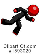 Red Design Mascot Clipart #1593020 by Leo Blanchette
