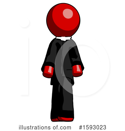 Royalty-Free (RF) Red Design Mascot Clipart Illustration by Leo Blanchette - Stock Sample #1593023
