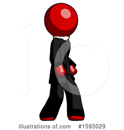Royalty-Free (RF) Red Design Mascot Clipart Illustration by Leo Blanchette - Stock Sample #1593029