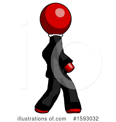 Royalty-Free (RF) Red Design Mascot Clipart Illustration by Leo Blanchette - Stock Sample #1593032