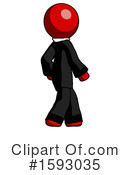 Red Design Mascot Clipart #1593035 by Leo Blanchette