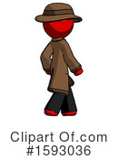 Red Design Mascot Clipart #1593036 by Leo Blanchette