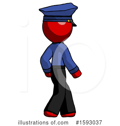 Royalty-Free (RF) Red Design Mascot Clipart Illustration by Leo Blanchette - Stock Sample #1593037