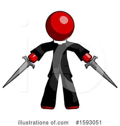Royalty-Free (RF) Red Design Mascot Clipart Illustration by Leo Blanchette - Stock Sample #1593051