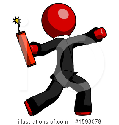 Royalty-Free (RF) Red Design Mascot Clipart Illustration by Leo Blanchette - Stock Sample #1593078