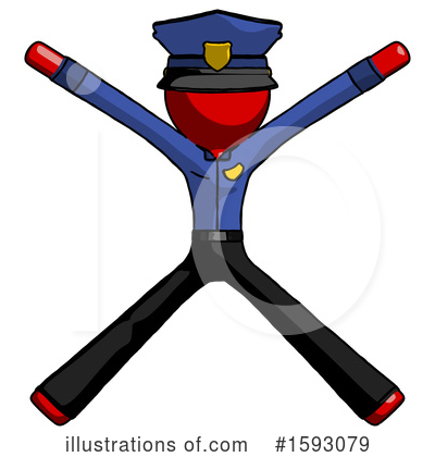 Royalty-Free (RF) Red Design Mascot Clipart Illustration by Leo Blanchette - Stock Sample #1593079