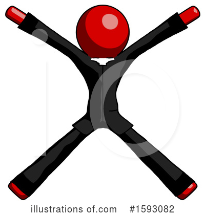 Royalty-Free (RF) Red Design Mascot Clipart Illustration by Leo Blanchette - Stock Sample #1593082