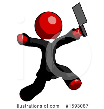 Royalty-Free (RF) Red Design Mascot Clipart Illustration by Leo Blanchette - Stock Sample #1593087