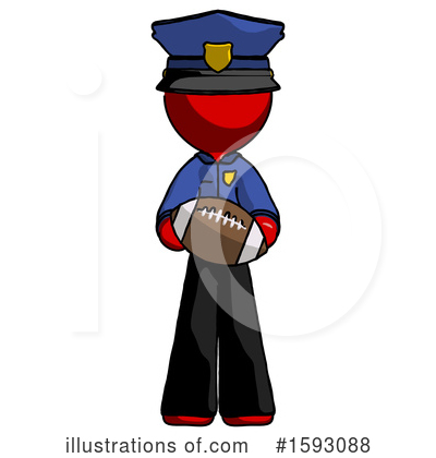 Royalty-Free (RF) Red Design Mascot Clipart Illustration by Leo Blanchette - Stock Sample #1593088