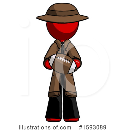 Royalty-Free (RF) Red Design Mascot Clipart Illustration by Leo Blanchette - Stock Sample #1593089