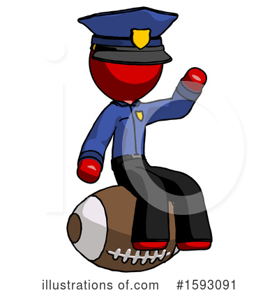 Royalty-Free (RF) Red Design Mascot Clipart Illustration by Leo Blanchette - Stock Sample #1593091