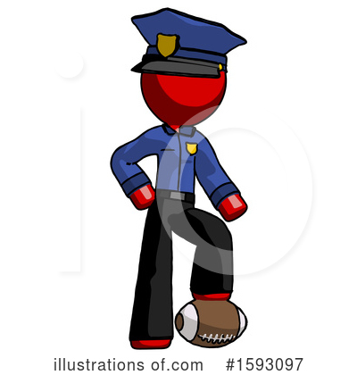 Royalty-Free (RF) Red Design Mascot Clipart Illustration by Leo Blanchette - Stock Sample #1593097