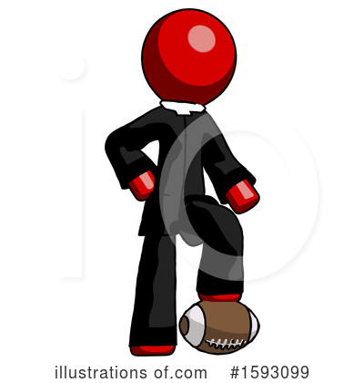 Royalty-Free (RF) Red Design Mascot Clipart Illustration by Leo Blanchette - Stock Sample #1593099