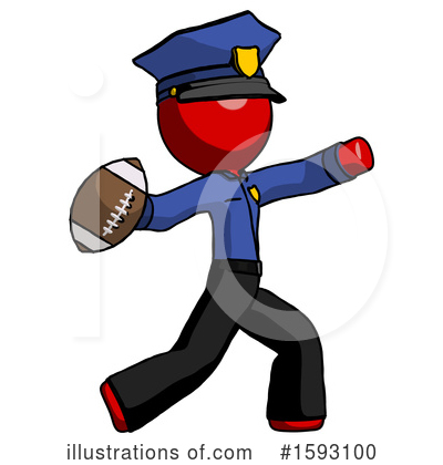Royalty-Free (RF) Red Design Mascot Clipart Illustration by Leo Blanchette - Stock Sample #1593100