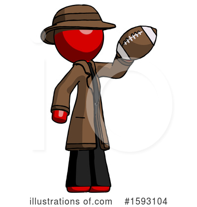 Royalty-Free (RF) Red Design Mascot Clipart Illustration by Leo Blanchette - Stock Sample #1593104