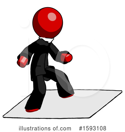 Royalty-Free (RF) Red Design Mascot Clipart Illustration by Leo Blanchette - Stock Sample #1593108