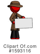 Red Design Mascot Clipart #1593116 by Leo Blanchette