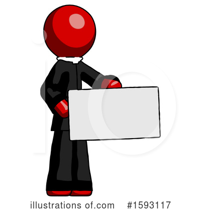 Royalty-Free (RF) Red Design Mascot Clipart Illustration by Leo Blanchette - Stock Sample #1593117